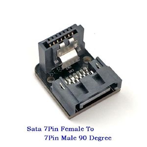New Condition for 7Pin Female to Male 90 Degree Angled Adapter <b>Computer</b> Mainboard <b>Motherboard</b> Stock Available Sata 7Pin Female t - Product Image 3