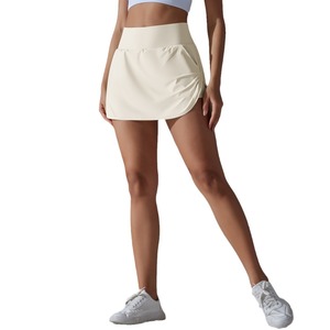 Ventes chaudes, jupe de sport plissée à taille haute personnalisée, légère, pour la danse, l'entraînement, le <span class=keywords><strong>tennis</strong></span>, pantalon de sport, short avec poches - Product Image 2