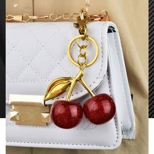 Llavero de Cereza para Bolso, Colgante para Cartera, Llaveros Bonitos para Mujer - Llaveros de Coche, Bolsos de Cuero, Entusiastas de la Moda, Llavero de Cereza - Product Image 3