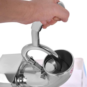 Máquina Comercial para Triturar y Raspar Hielo en Escamas con Motor de Acero Inoxidable - Product Image 5