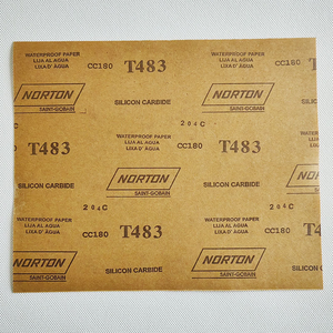 Para papel de <span class=keywords><strong>lija</strong></span> de carburo de silicio <span class=keywords><strong>Norton</strong></span> OEM, 230x280mm, opción húmeda/seca, papel abrasivo impermeable para lijar varios granos disponibles - Product Image 6
