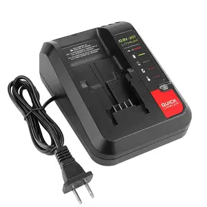 18v Replacement Lithium Battery Charger For Black And Decker Porter Cable Stanley Lithium Battery Charger 2a 10.8-20v 100-240v