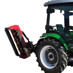 Çin tarım makineleri küçük traktör yan 3 nokta PTO hidrolik Verge mulcher sap biçme makinesi debriyaj şanzıman ile