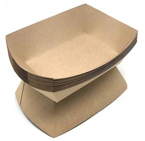 Bandeja de Papel Desechable para Servir Comida para Llevar, Empaque para Alimentos para Restaurantes, de Fabricante Vietnamita - Product Image 1
