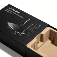 Boîte de protection premium pour routeur WiFi portable, emballage en carton ondulé rigide avec joint inviolable