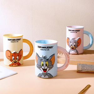 Tazza in Ceramica con Design in Rilievo di <span class=keywords><strong>Tom</strong></span> e <span class=keywords><strong>Jerry</strong></span>, per Ufficio e Casa, Tazza da Caffè dall'Estetica Elevata - Product Image 2