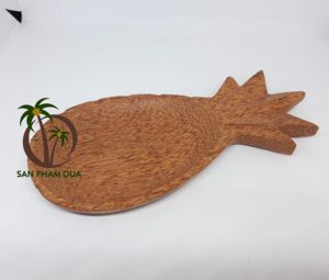 Vajilla de madera de coco natural, tazón de coco, plato, taza/plato, cuchara-para acampar, MOQ 50 piezas - Product Image 4