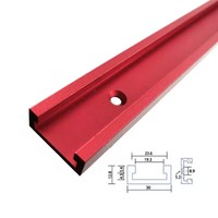30 tipo Chute T Track Rail Guide Channel Herramienta de carpintería de aluminio Aleación T-tracks Slot Mitre Track