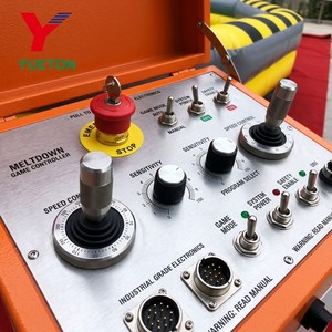 Manège gonflable octogonal rotatif Meltdown <span class=keywords><strong>Wipeout</strong></span> pour parcs d'attractions, fêtes foraines et événements en extérieur et en intérieur - Product Image 5