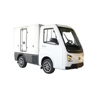 Fourgonnette de transport électrique EEC L7e à moteur unique, boîte de vitesses automatique/manuelle, sièges en cuir, caméra de recul, éclairage de nuit pour batterie au lithium