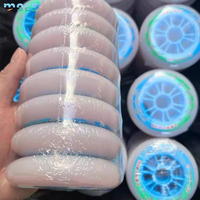Roues de patins à roulettes SeeMore 64A/65A 85A avec roulements ILQ-9 installés pour accessoires de patinage à double rangée, utilisation en extérieur/intérieur