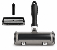 Rouleau dépoussiérant pour poils d'animaux avec logo personnalisé, auto-nettoyant, brosse à poils de chien et de chat réutilisable, rouleau anti-peluches pour vêtements et canapés, vente en gros