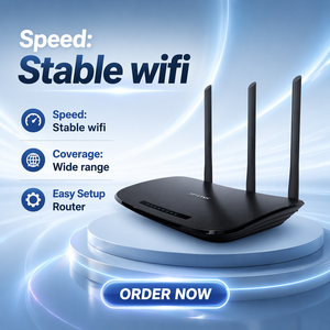 Nouveau routeur sans fil <span class=keywords><strong>TP</strong></span>-<span class=keywords><strong>Link</strong></span> TL-WR940N 450 Mbps, routeur WiFi haute vitesse avec 3 antennes, signal puissant, longue portée, routeur domestique - Product Image 1