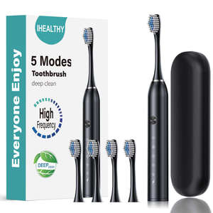 Cepillo de Dientes Sónico Recargable IPX7 Popular para Viajes, con Cerdas Suaves, Color y Logotipo Personalizables, 30 Días de Autonomía, Diseño Blanco Natural - Product Image 3