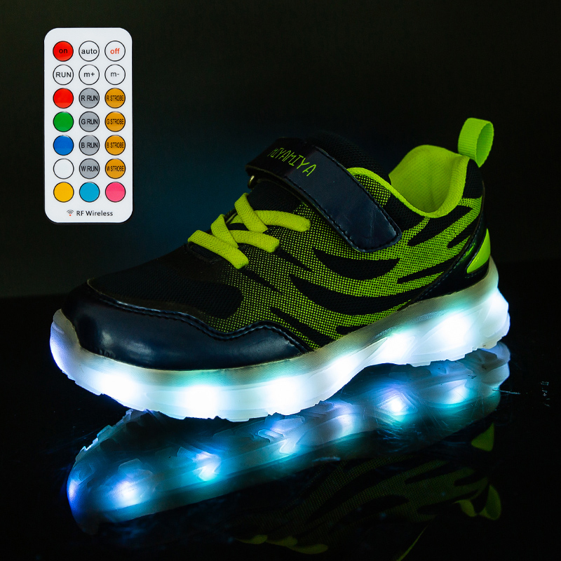 Rainbow Shoe Headlights LED Shoes With Remote Control
