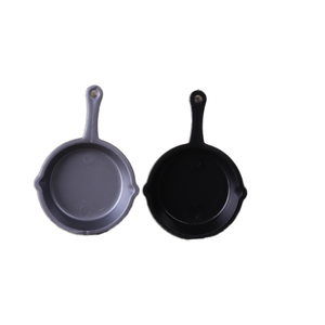 Casa de muñecas para niños y niñas, accesorios de cocina realistas, sartén artesanal de resina, espátula para freír, juguete de comida de cocina - Product Image 1