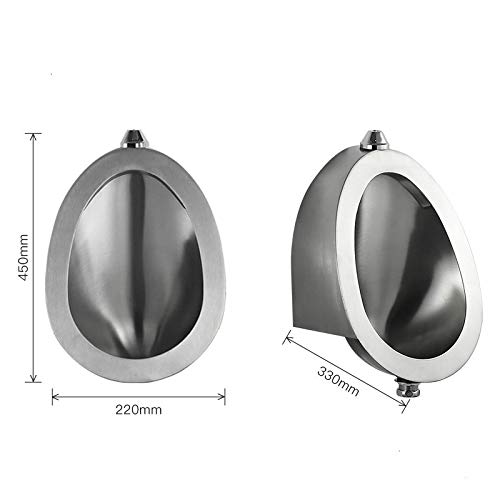 Писсуар мужской настенный из нержавеющей стали, санитарная посуда для ванной комнаты, писсуар для публичного туалета