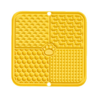 Tapis de léchage moderne en silicone avec ventouses pour chiens et chats - Soulagement de l'anxiété, réduction de l'ennui, alimentation au beurre de cacahuète