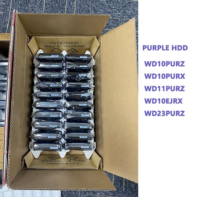 Factory Wholesale Purple HDD 1TB 2TB 3T 4TB 6TB 8T 500gb Surveillances Sata Internal Hard Disk Drive for Cctv Camera Dvr Desktop