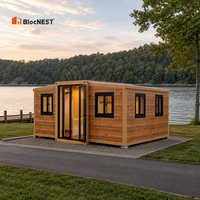 BlocNEST Maison Conteneur Extensible Préfabriquée Modulaire avec Design Moderne pour la Vie Familiale et les Vacances