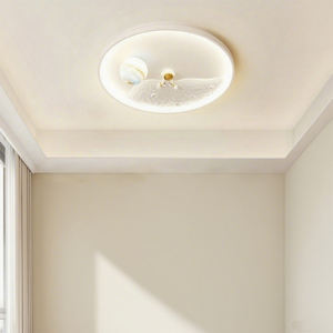 Lumière de <span class=keywords><strong>chambre</strong></span> d'astronaute spatial, télécommande, variateur d'intensité, luminaire de <span class=keywords><strong>chambre</strong></span> Kis, 50 cm, 45 W, protection des yeux, plafonnier LED - Product Image 4