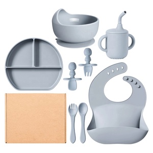 ชุดอาหาร<span class=keywords><strong>เด็ก</strong></span> 8 in 1 ผลิตจากซิลิโคน ประกอบด้วย แผ่นรองจาน ชาม ช้อน ส้อม แก้วหัดดื่ม ชุดอาหารสำหรับ<span class=keywords><strong>เด็ก</strong></span> ชุดรับประทาน<span class=keywords><strong>อาหาร</strong></span><span class=keywords><strong>เด็ก</strong></span> - Product Image 3