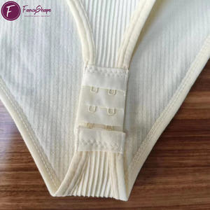 Body feminino sem mangas com gola colher, controle de barriga, preto, rosa, amarelo, vermelho S-3XL - Product Image 5