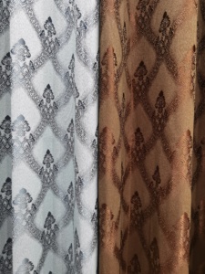 Buôn sỉ vải rèm jacquard cotton và lanh họa tiết tròn nổi ba chiều, rèm cửa gia đình - Product Image 4