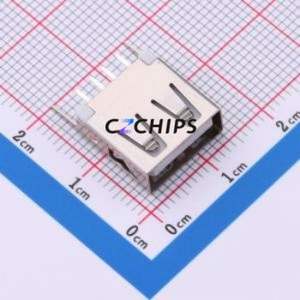 041N-1WVZ13-F1 USB Connector Through hole Component (THT) Connector USB 2.0 Through Hole - Product Image 1