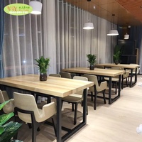 Meubles de maison, table basse et chaises en bois massif modernes pour restaurant, salon, cuisine, salle à manger