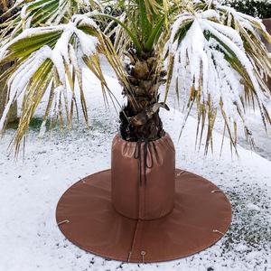Protecteurs de racines d'arbres Protecteurs de gel de racines d'arbres à 3 couches avec clous moulus pour la protection des racines des plantes par temps <span class=keywords><strong>froid</strong></span> en plein air - Product Image 1