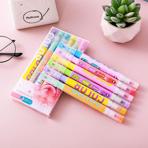 Evidenziatori Personalizzabili all'Ingrosso a Doppia Punta, Evidenziatori Sovrapposti Personalizzati, Colori Brillanti per Studio, Arte, Artigianato, Scuola - Product Image 4