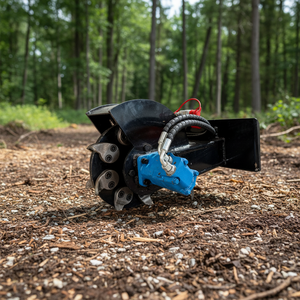 Desbrozadora de tocones de alta calidad con ruedas delanteras y <span class=keywords><strong>motor</strong></span> para accesorios de minicargadoras en oferta - Product Image 3