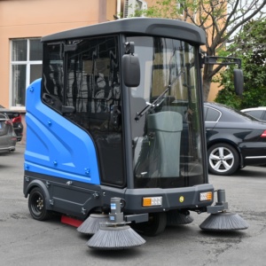 Đường quét xe tải điện đường phố sạch máy làm sạch máy tất cả đóng cửa Cab sàn quét tự động - Product Image 6