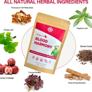 Té Personalizado al por Mayor de Chinaherbs, Té de Marca Privada, Té Herbal Vegano Sin GMO, Reduce la Glucosa en la Sangre, Bolsitas de Té para la Armonía Sanguínea - Product Image 4