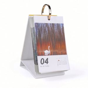 Eco-Friendly Paper Calendar Minimalist Custom Design | Sustainable Promotional <b>Gift</b> for Companies - Product Image 5