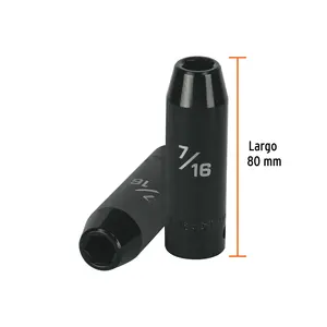 BOX 6 7/16" Long <b>Impact</b> <b>Socket</b>, 6 Points, 1/2" Drive, TRUPER - Product Image 3