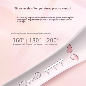 MESKY Nouveau produit Chauffage PTC pour usage domestique avec huile 28 mm ou 32 mm <span class=keywords><strong>Fer</strong></span> à friser automatique rose - Product Image 4