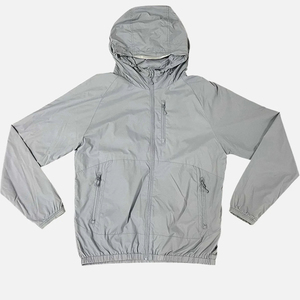 Jaket Windbreaker Pria Anti Air Ringan Premium dengan Logo Custom Print, Model Veste Coupe Vent untuk Lari - Product Image 3