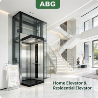 Ascenseur de villa à commande synchronisée avec module connecté pour villa privée à deux étages, pour les besoins de transport domestique