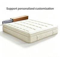 Matelas en mousse haute densité pour hôtel, compressés, tailles King, Queen, Full, Twin, enroulables, en latex, gel et mousse à mémoire de forme