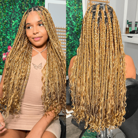 Ekstensi Rambut Manusia Remy Mentah Brasil 100 Gram Deep Wave Braiding Double Weft Hitam Alami Vigor Hair VH0340