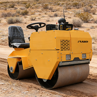 Livraison Gratuite CE Mini Compacteur Vibratoire 0,7 Tonne à Haute Amplitude et Haute Fréquence pour le Compactage de l'Asphalte et du Sol
