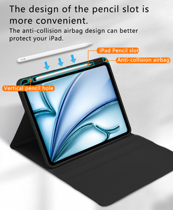 เคสคีย์บอร์ดแบบพับได้ SYX สำหรับ <span class=keywords><strong>iPad</strong></span> 10.9 นิ้ว พร้อมแผ่นรองเขียนแบบมัลติทัช ช่องใส่ปากกา <span class=keywords><strong>รองรับ</strong></span>หลายสี - Product Image 3