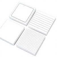Bloc-notes adhésifs minimalistes à grilles détachables pour étudiants, notes adhésives minimalistes à encre intégrée, fournitures scolaires (optimisé)