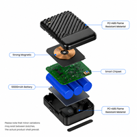 Rastreador GPS Compacto de 10000mAh 4G LTE para Ganado con Aplicación Android y LBS para Gestión de Herdades, Collar Localizador Impermeable para Ganado Vacuno y Ovino