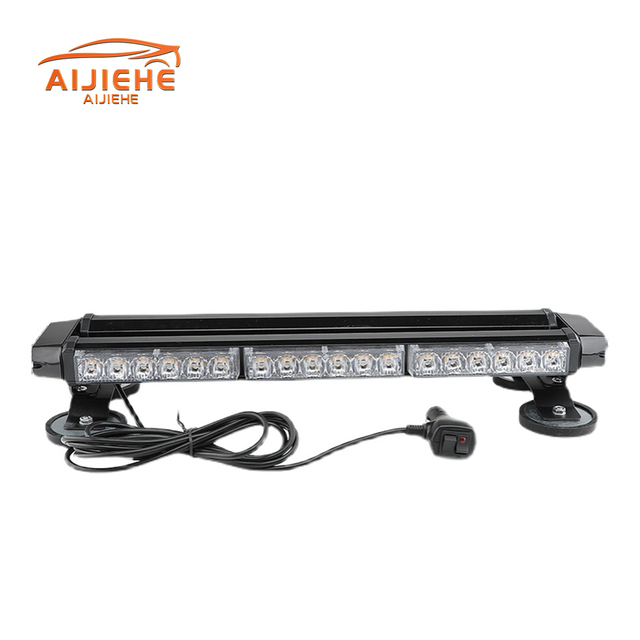 Imported LED Ceiling Flashing Light Rescue Vehicle 12V/24V Engineering Trailer Warning Light Strong Magnetic Light