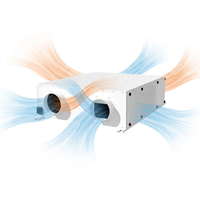 Système d'air frais sain ERV avec filtre HEPA, échangeur de chaleur total, unité de ventilation à récupération d'énergie pour toute la maison