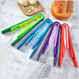 ที่หนีบขนมปังและเค้กมีสี10นิ้วช้อนส้อมวัสดุ PP สำหรับจัดเก็บและเก็บผักและส่วนผสม - Product Image 2