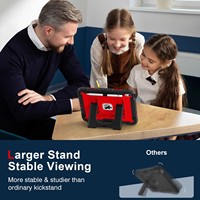 Béquille tablette couvre étuis pour iPad Mini 7 6 génération 8.3 pouces A15 2024 robuste Portable bandoulière couvertures arrière